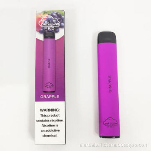 Alibaba Suppliers Air Glow PRO Disposable Vape Pen 1600 Puffs